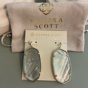 Kendra Scott slate dangle earrings